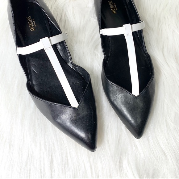 SOLD-Kate Spade Black T Strap Dress Flats - Picture 3 of 10